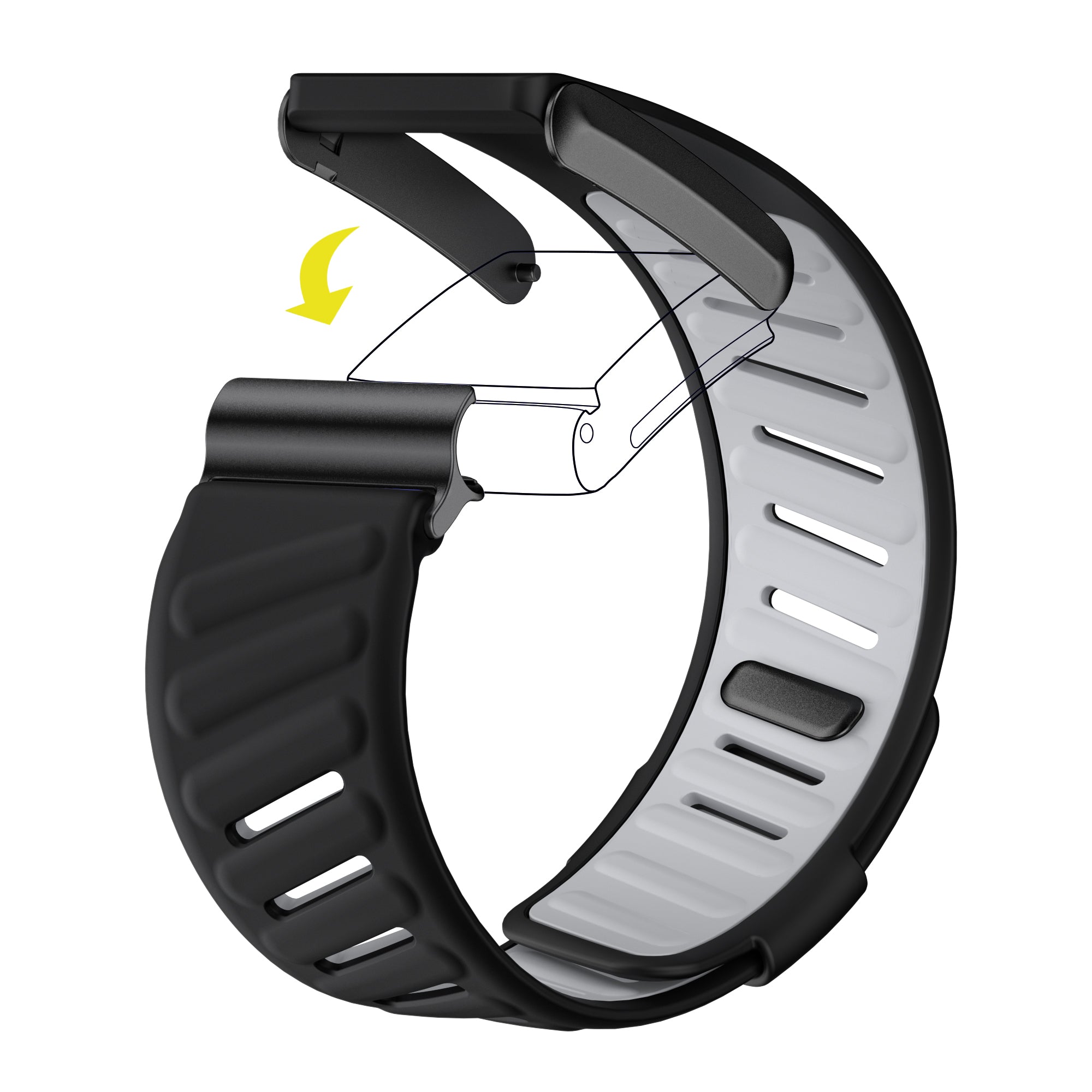 Whoop 4.0 SportFlex Band: Black