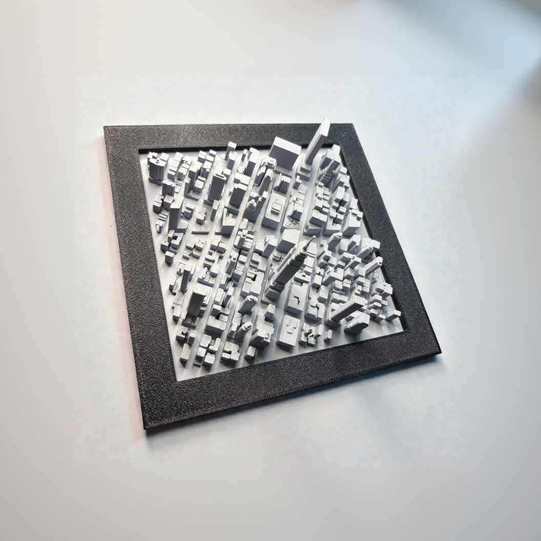 New York City 3D Miniature Wall Frame