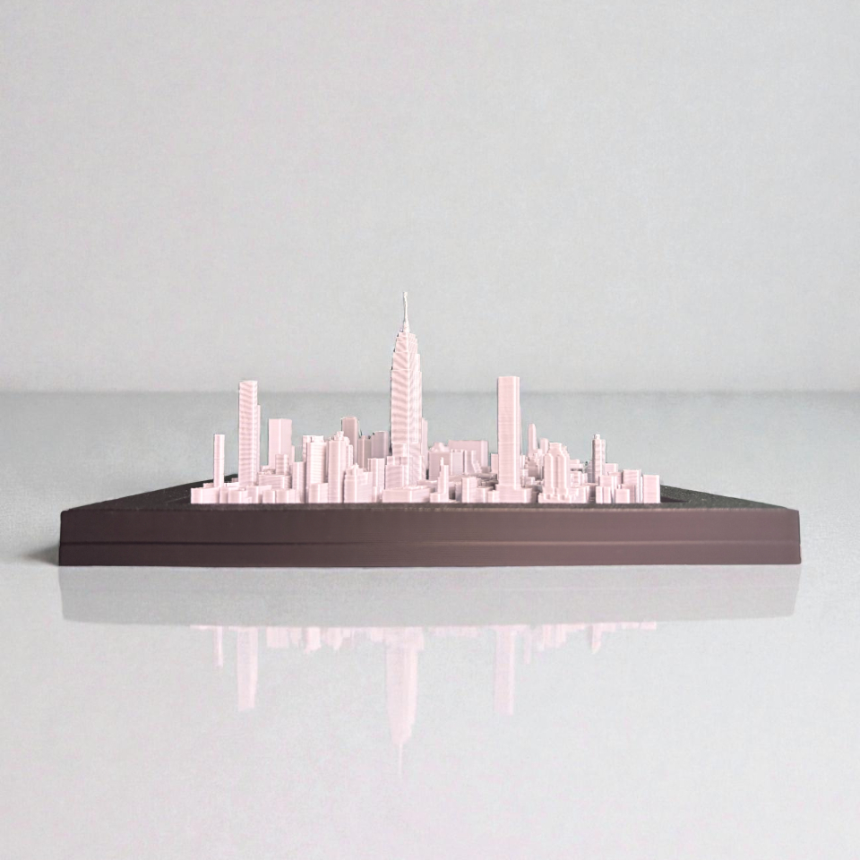 New York City 3D Miniature Wall Frame