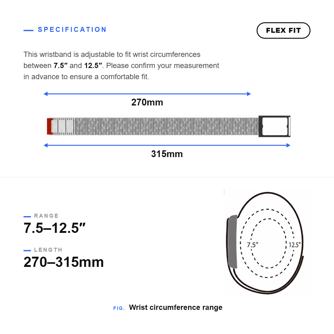 Helio Strap Wrist Sport Knit: Carbon