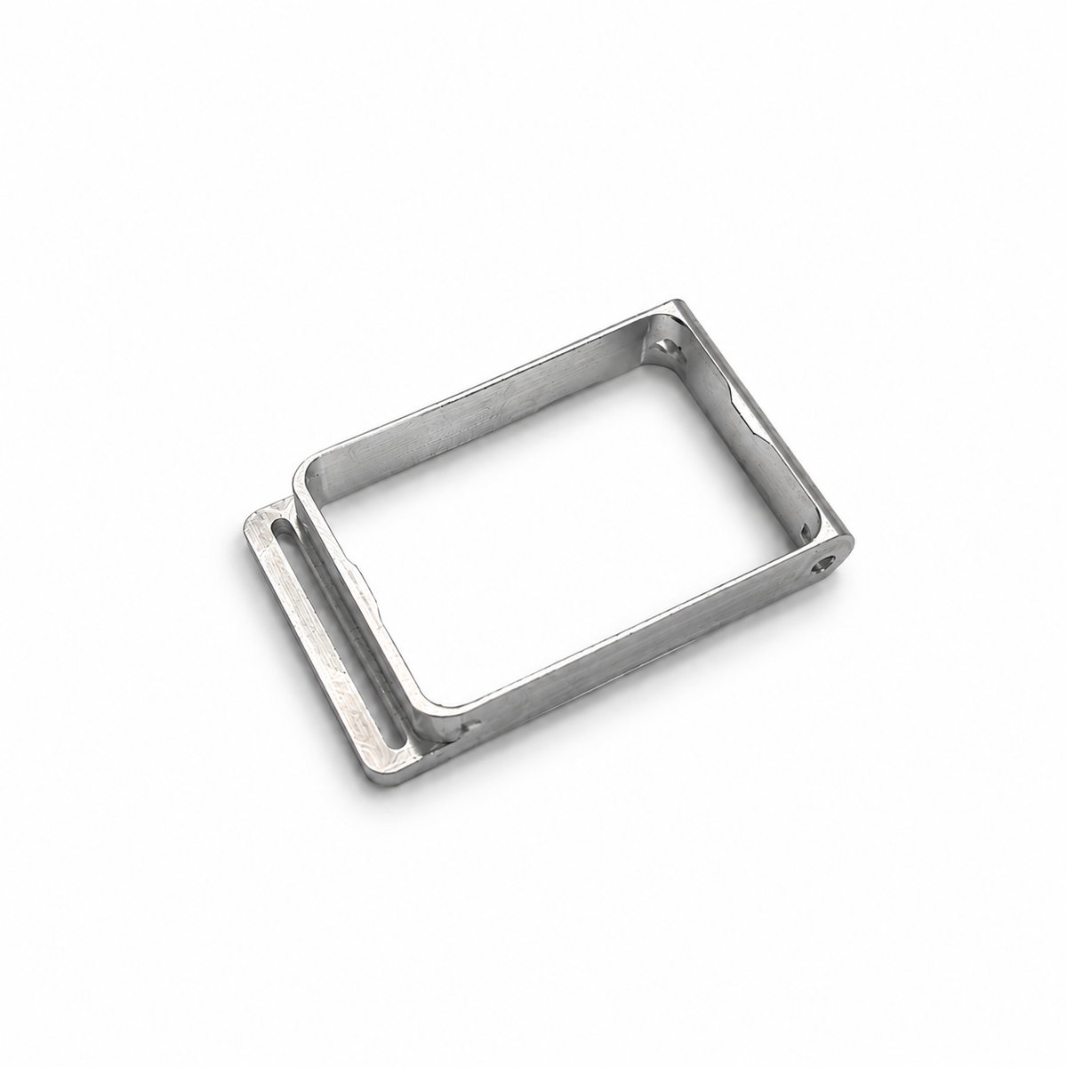 Helio Strap Whoop 4.0 Adapter V3 Metal Edition in silver aluminium